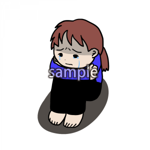 うつ女性の画像