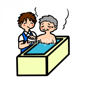 入浴おじいちゃんの画像