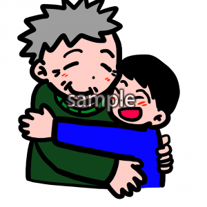 孫おじいちゃんの画像