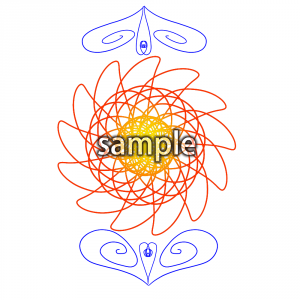 向日葵　模様の画像