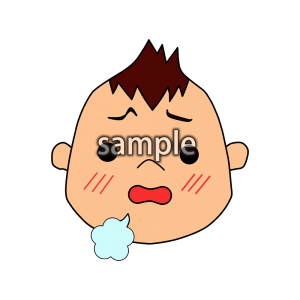 赤ちゃん咳の画像