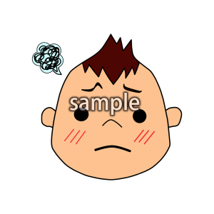 赤ちゃん体調不良の画像