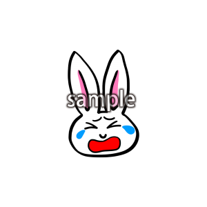かなしいうさぎさんの画像