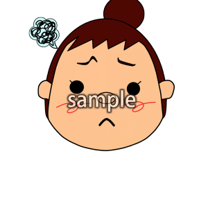 お母さん体調不良の画像