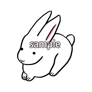 うさぎの画像