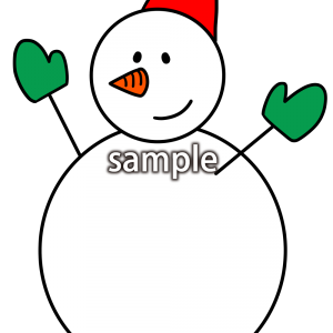 雪だるまの画像