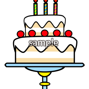 デコレーションケーキの画像