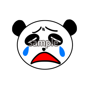 悲しいパンダさんの画像