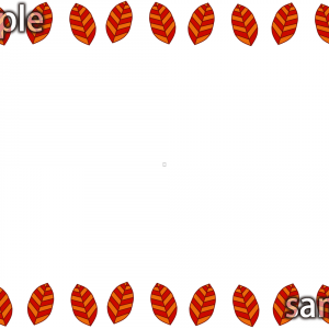 木の葉のフレーム2の画像