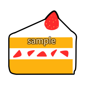 苺のショートケーキの画像