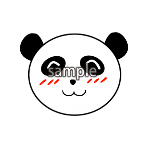 喜ぶパンダさんの画像
