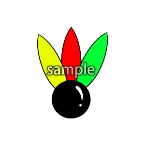 羽根つきの羽の画像