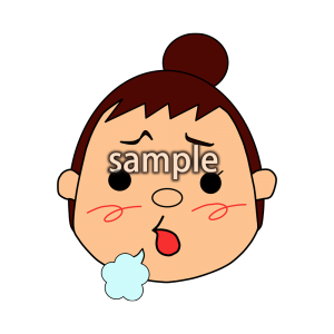 お母さん咳の画像