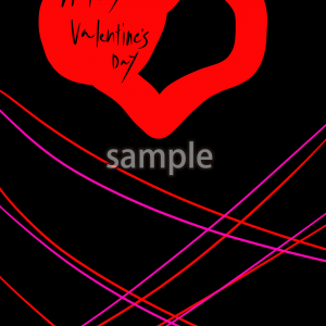 バレンタイン模様2の画像