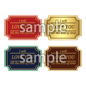 バレンタインロゴ9の画像