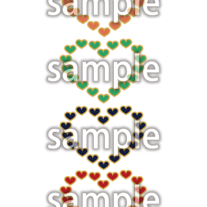 ハートの輪の画像