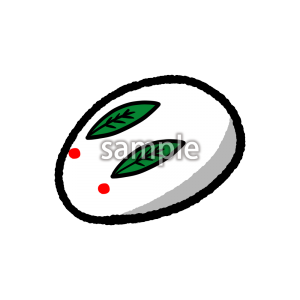 雪うさぎの画像