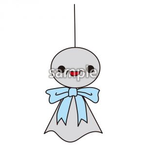 てるてる坊主の画像