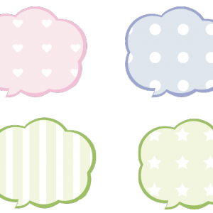 吹き出しの画像