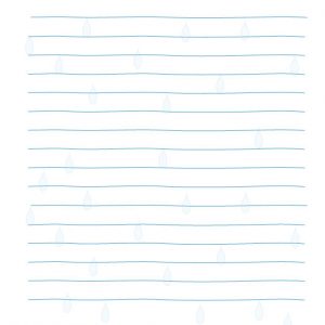 罫線　背景雨の画像