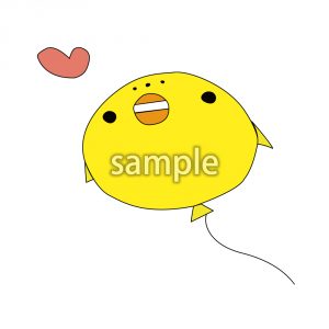ひよこ　ハートの画像