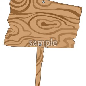 木の板看板の画像