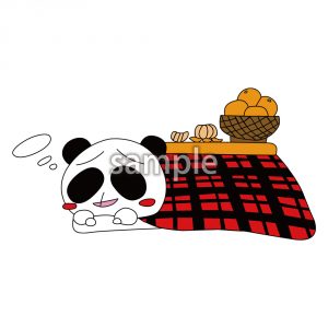 パンダこたつ虫の画像