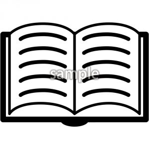 ノート（モノクロ）の画像