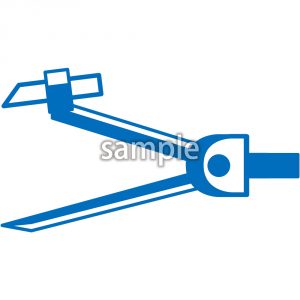 コンパス(ブルー)の画像