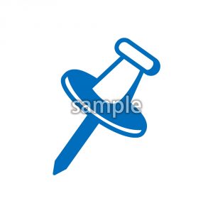 がびょう(ブルー)の画像