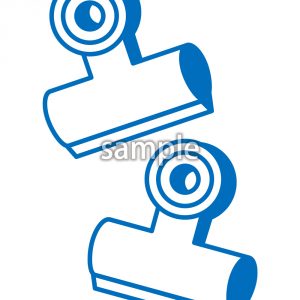 クリップ(ブルー)の画像