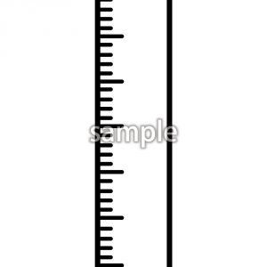 定規（モノクロ）の画像