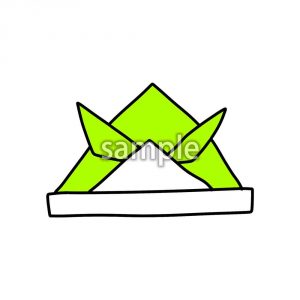 兜(折り紙)の画像