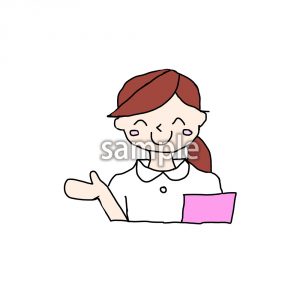 満面の笑みの看護師さんの画像