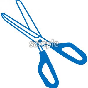 ハサミ（ブルー）の画像