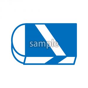 消しゴム（ブルー）の画像