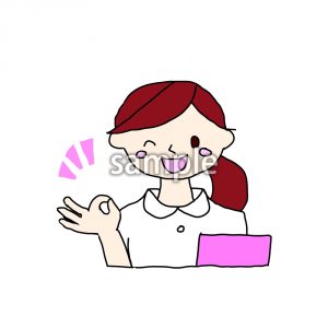 OKな看護師さんの画像