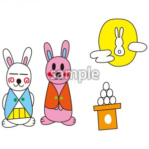 お月見ラパンの画像