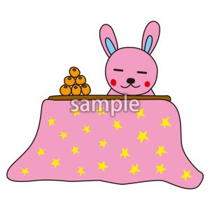 こたつウサギの画像