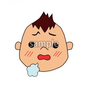 赤ちゃん咳の画像