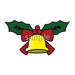 ヒイラギのリース・ベルの画像