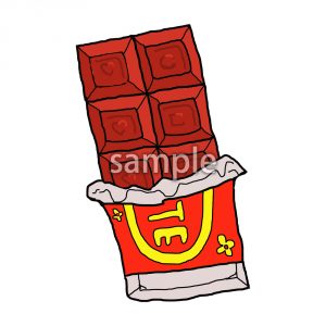 板チョコレートの画像