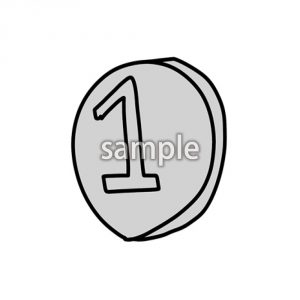 銭（１円）の画像