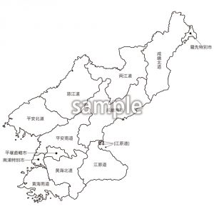 北朝鮮(市•道区分)の画像