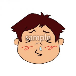 お父さん鼻水の画像