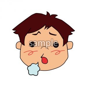 お父さん咳の画像