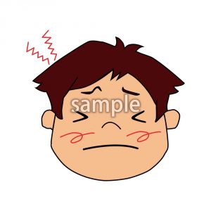 お父さん頭痛の画像