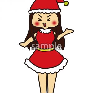 サンタのお姉さんの画像