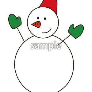 雪だるまの画像