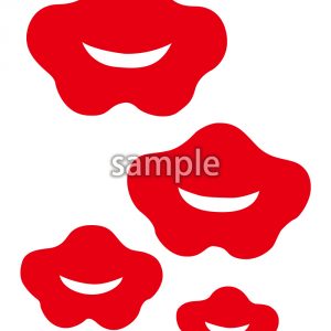 光琳梅（切り絵）の画像